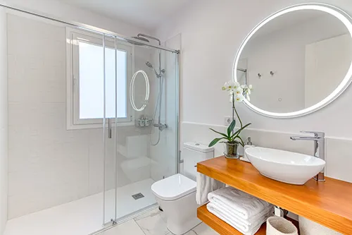 Villa Veni - La Palma - Tazacorte -  Badezimmer en Suite vom 2 Schlafzimmer